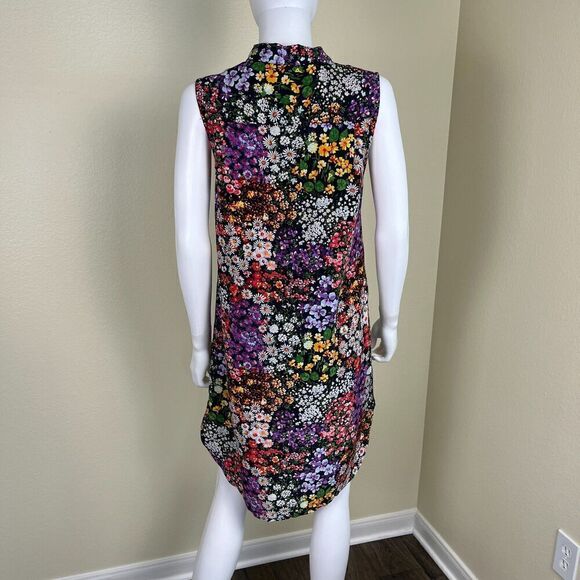 Equipment Femme Women's Size S Silk Michaela Lively Floral Tank Shirt Mini Dress - Picture 14 of 14